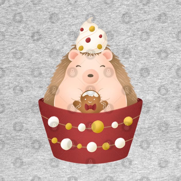 PRICKLY CUPCAKE by Catarinabookdesigns